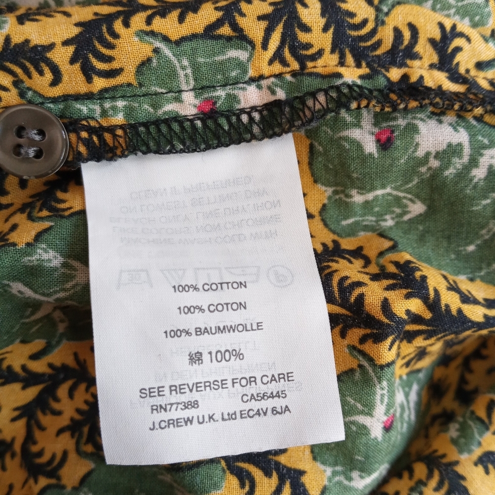J.Crew 4 Elephant Print Ratti Top - Picture 12 of 13